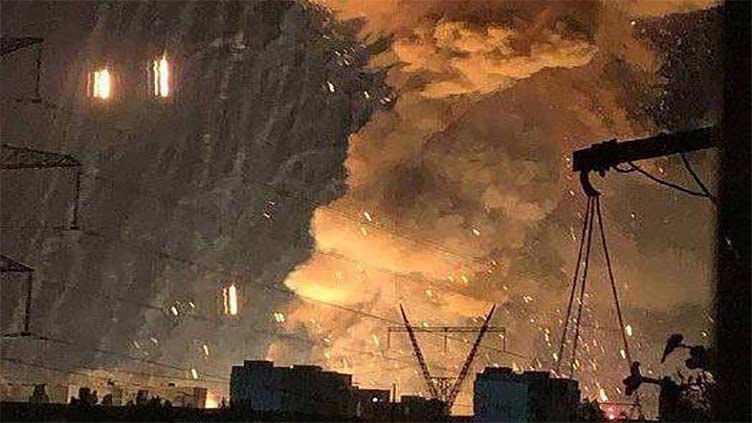 Photograph shows July 2022 explosion in Russian ammunition depot, not recent airfield airstrike