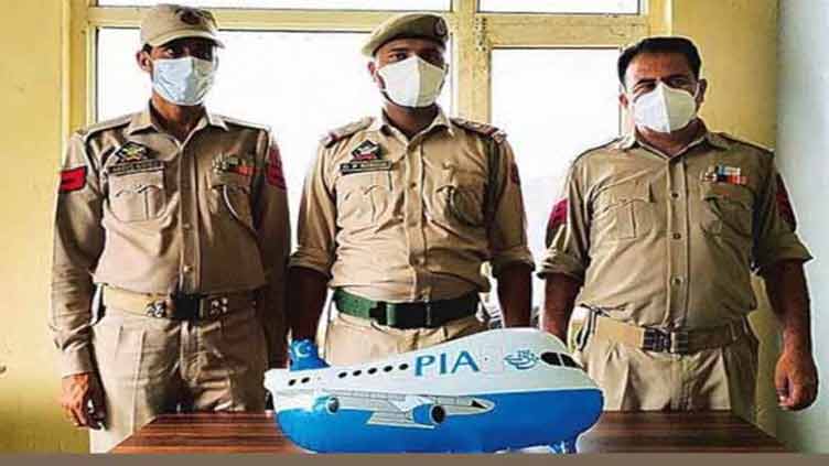 A small balloon with PIA inscribed on it spreads panic among Indians