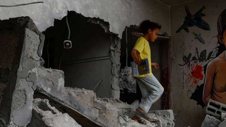 Gaza graffiti artists bedeck houses destroyed by Israel in war